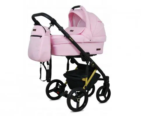 Kočík 4v1 BabyLux UZO GOLD Sweet Pink