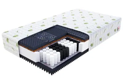 Taštičkový matrac MORK Aloe Vera 200x200 cm 23 cm