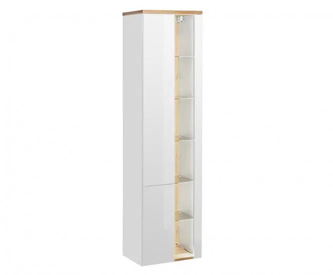 Kúpeľňová vysoká skrinka BAHAMA WHITE 45 cm