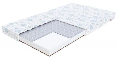 Detský penový matrac MIKI DUMBO 60x120 cm s pohánkou a kokosom 11 cm