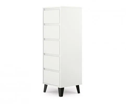 Komoda SCANDI 5S biela