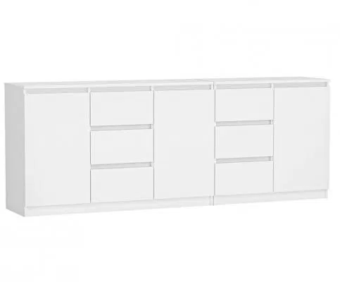 Komoda COSTA 1D3S/2D3S biela