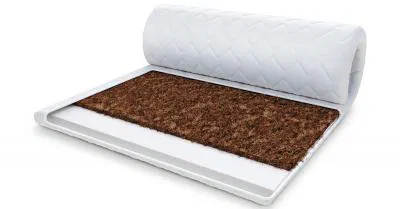 Vrchný matrac z kokosového vlákna a polyuretánovej peny 80x200 cm 7cm