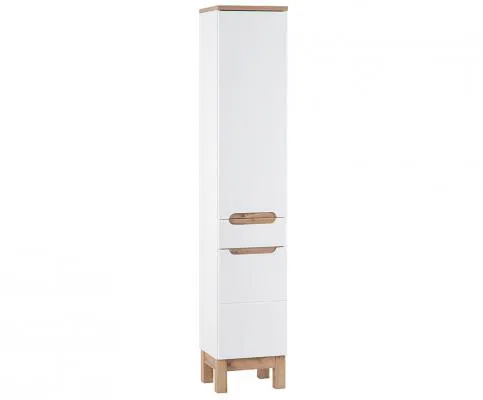 Kúpeľňová vysoká skrinka BALI WHITE 2DS1