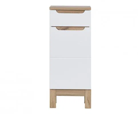 Kúpeľňová nízka skrinka BALI WHITE 1D1S