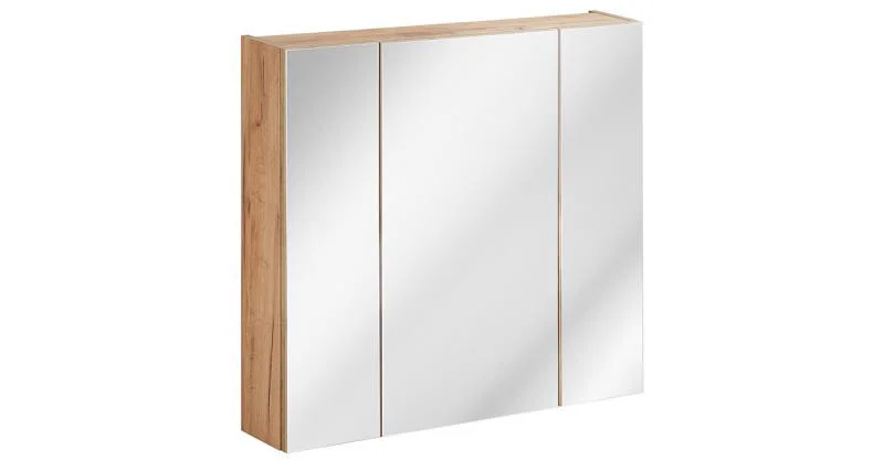 Kúpeľňová zrkadlová skrinka CAPRI 80 cm