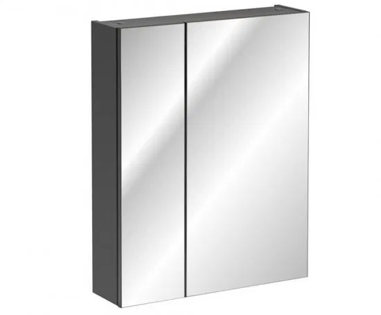 Kúpeľňová zrkadlová skrinka MONAKO GREY 60 cm