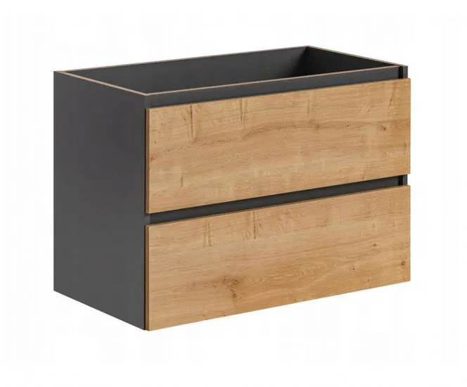 Kúpeľňová skrinka pod umývadlo MONAKO GREY 80 cm