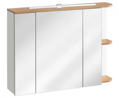 Kúpeľňová zrkadlová skrinka PLATINUM 90 cm