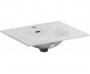 Zápustné keramické umývadlo SKY 60 cm, biela