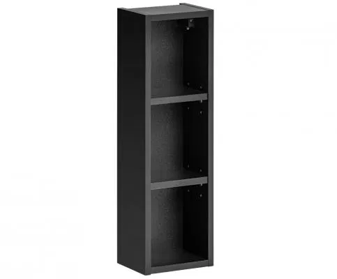Kúpeľňový regál horný SANTA FE BLACK 20cm