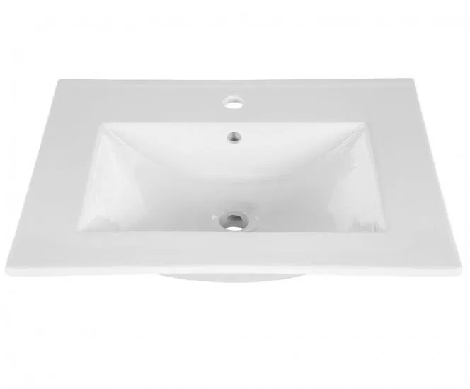 Zápustné keramické umývadlo LAVA 80 cm