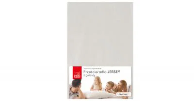 Plachta JERSEY s gumou 90x200 cm SVETLOSIVÁ
