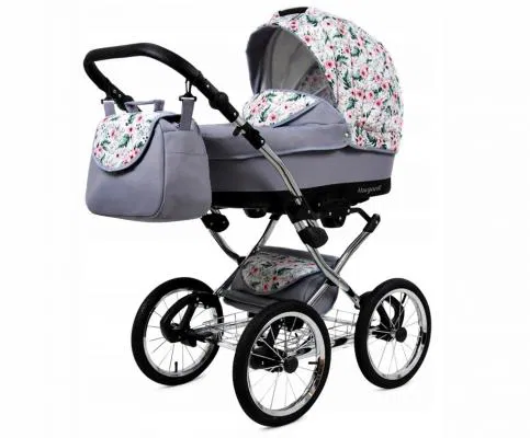 Kočík 2v1 BabyLux Margaret Exclusive Wild Flowers