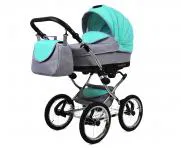 Kočík 3v1 BabyLux Margaret Exclusive Mint
