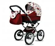 Kočík 3v1 BabyLux Margaret Exclusive Meadow Flowers On White