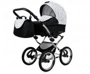Kočík 3v1 BabyLux Margaret Exclusive Black Dots