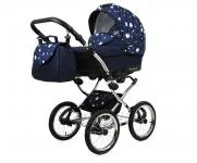 Kočík 4v1 Margaret Exclusive Navy Blue Star