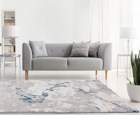 Koberec NICOLA Blue Gray 80 x 150 cm