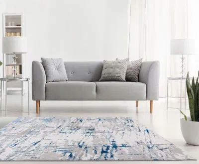 Koberec GRANDE Blue Gray 80 x 150 cm