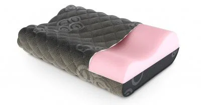 Vankúš s VISCO termoplastickou penou COMO BLACK 33 x 50 cm