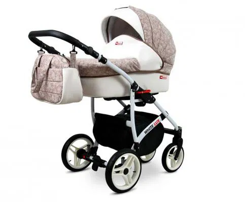 Kočík 3v1 BabyLux White Lux Sandal Tree