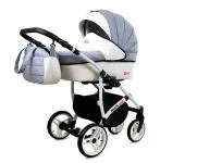 Kočík 3v1 BabyLux White Lux Sailor Blue