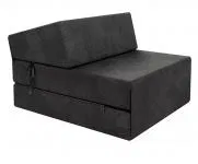 Rozkladacie kreslo SUZI TRINITY 14cm čierna