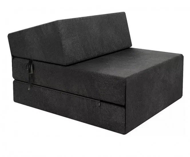 Rozkladacie kreslo SUZI TRINITY 14cm čierna