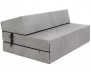 Rozkladacie kreslo SUZI MAX TRINITY 14cm svetlo šedá