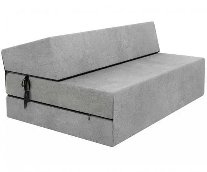 Rozkladacie kreslo SUZI MAX TRINITY 14cm svetlo šedá