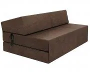 Rozkladacie kreslo SUZI MAX TRINITY 14cm HNEDÁ