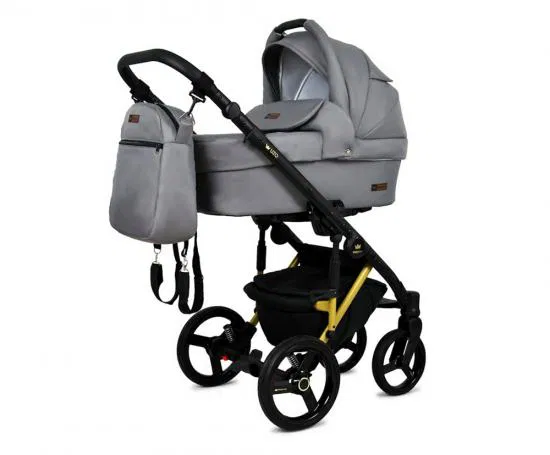 Kočík 2v1 BabyLux UZO GOLD STEEL