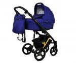 Kočík 2v1 BabyLux UZO GOLD SAILOR BLUE