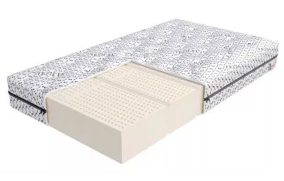 Latexový matrac VALORE TENCLE 90x200 cm s visco penou 19 cm
