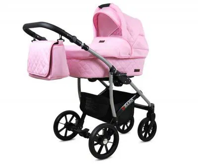 Kočík 3v1 BabyLux Qbaro sweet pink
