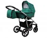 Kočík 4v1 BabyLux Qbaro  Bottle Green