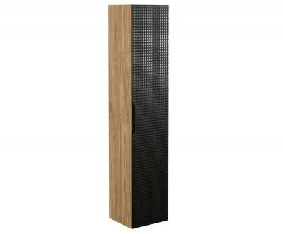 Kúpeľňová vysoká skrinka LUXOR BLACK 170 cm