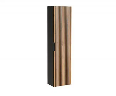 Kúpeľňová vysoká skrinka XILO BLACK WOTAN 140 cm