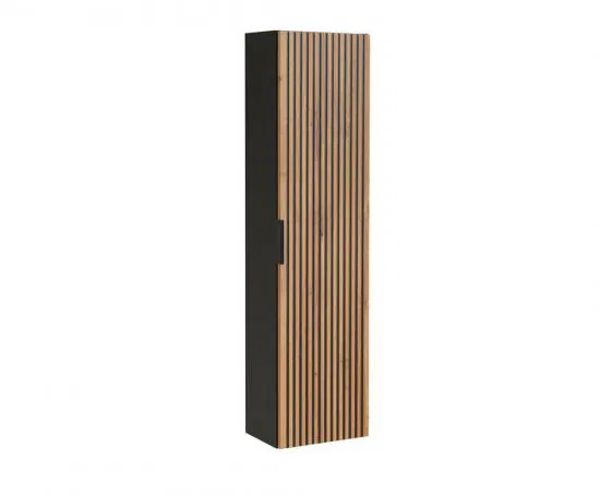 Kúpeľňová vysoká skrinka XILO BLACK WOTAN 140 cm