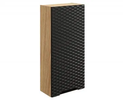 Kúpeľňová horná skrinka OCEAN BLACK 75 cm