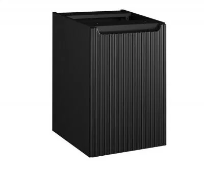 Kúpeľňová skrinka NOVA BLACK 40 cm s košom na bielizeň