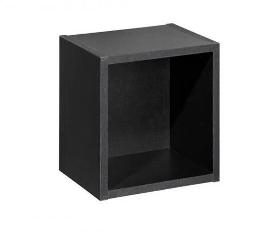 Kúpeľňový regál kocka NOVA BLACK A 26.7x27.9cm
