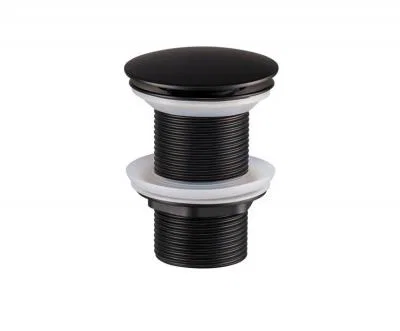 Umývadlový výpust click-clack Čierna-matna