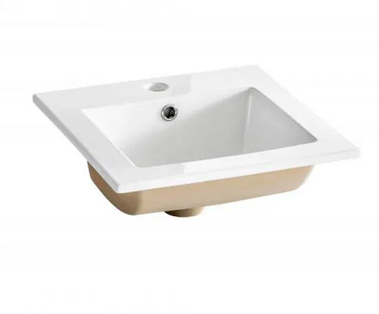 Zápustné keramické umývadlo CFP 42cm, biela