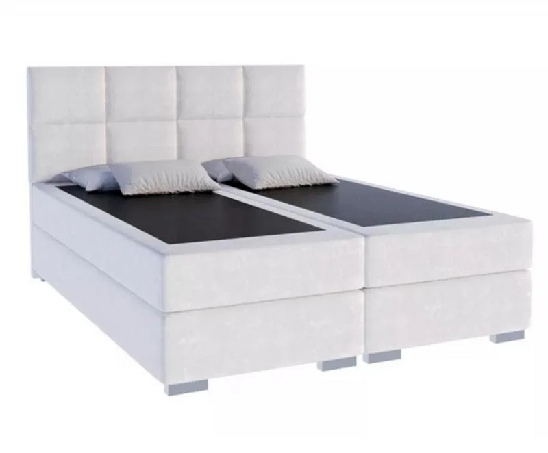 Čalúnená posteľ 180x200 cm PORTLAND BIELA