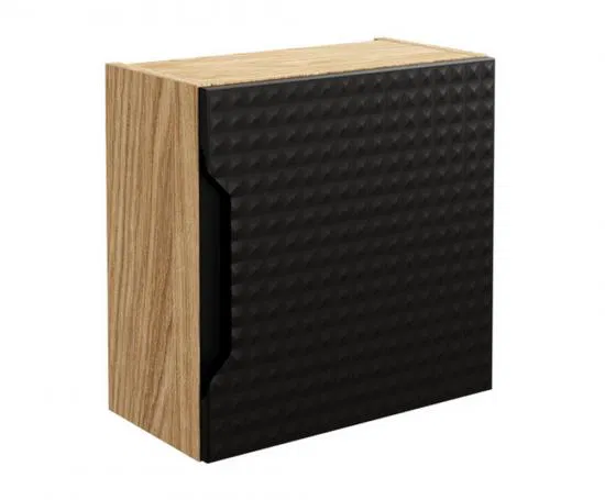 Kúpeľňová skrinka kocka LUXOR BLACK 35x35 cm
