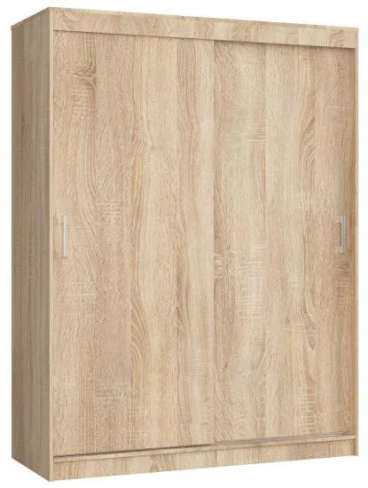 Šatníková skriňa s posuvnými dverami 150 cm MONO dub sonoma