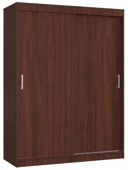 Šatníková skriňa s posuvnými dverami 150 cm MONO wenge