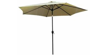 Záhradný slnečník ORIENT s nastaviteľným sklonom, béžový, 270x27cm, 4,5 kg